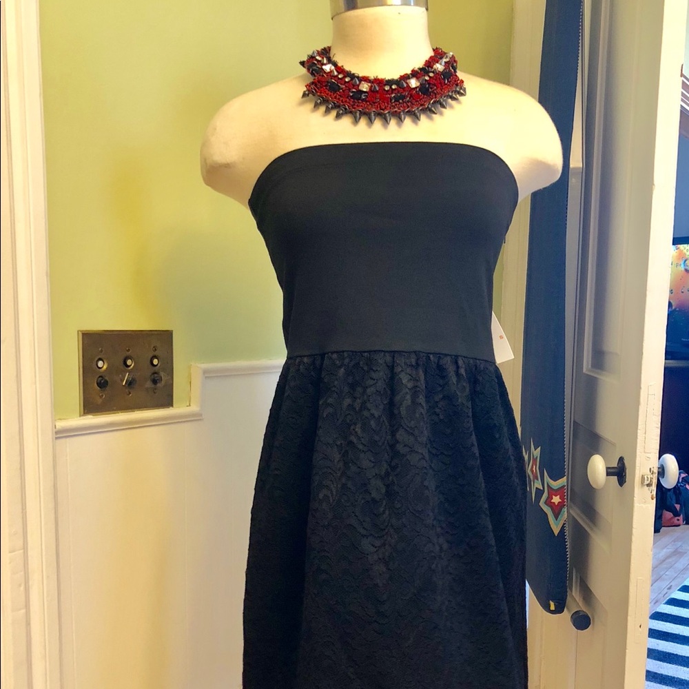DKNY lace black dress NWT. Holiday party New Years Eve perfect look!